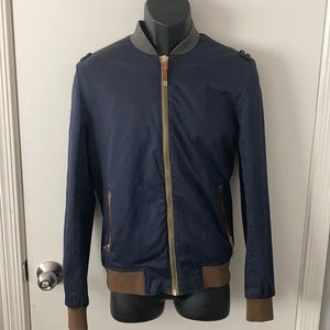 Zara Man Textured Bomber Jacket